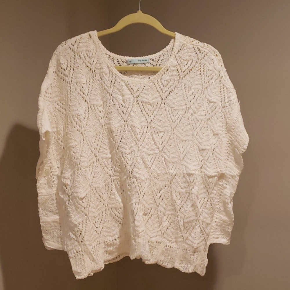 White crochet top